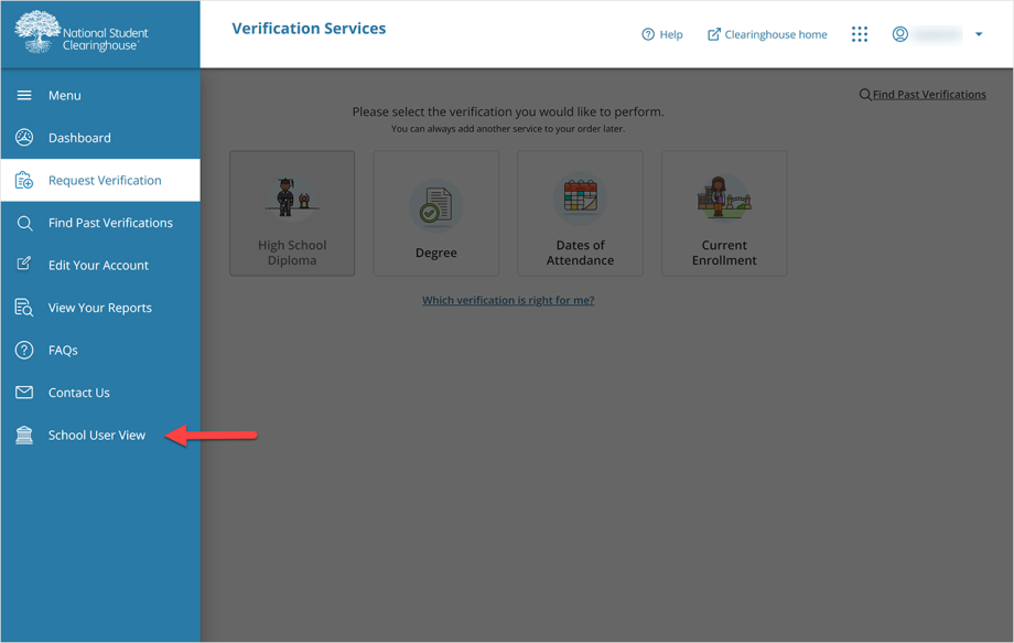 Create a Verification Request – Clearinghouse School Secure Site Help